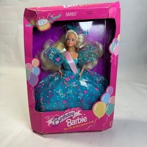 🩷 NIB. Barbie Birthday Doll in Teal and Pink